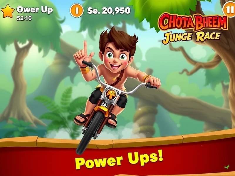 Chhota Bheem Jungle Race characters and power-ups