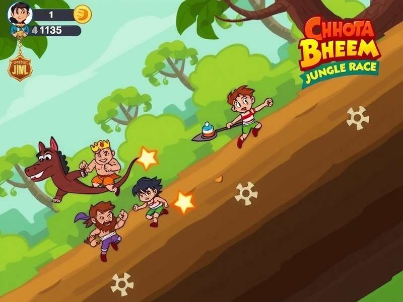 Chhota Bheem Jungle Race gameplay screenshot