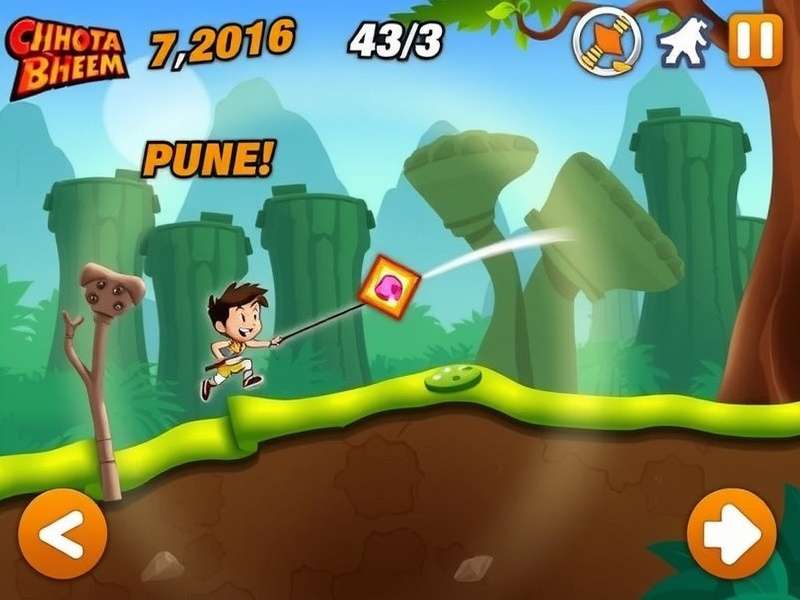 Chhota Bheem Jungle Race popularity chart in India